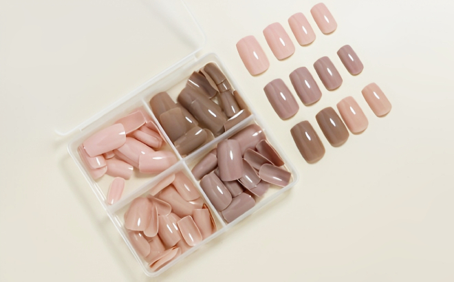 96 Piece Square Shape Press On Nails 96 Piece Square Shape Press On Nails