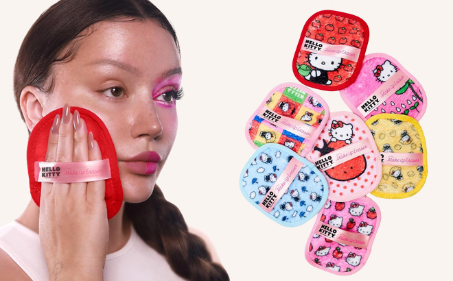 A Person Using The Original Makeup Eraser