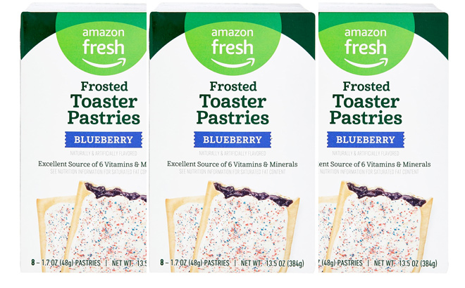 Amazon Fresh Frosted Blueberry Toaster Pastries Amazon Fresh Frosted Blueberry Toaster Pastries