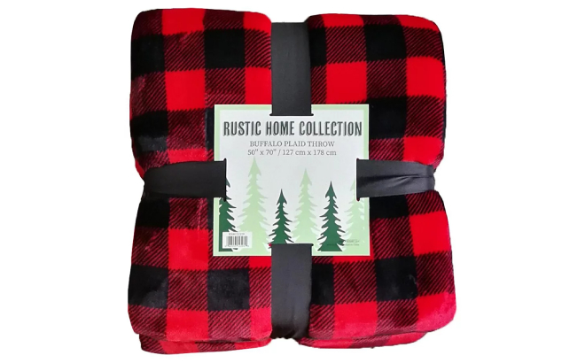 Arkwright Rustic Home Buffalo Plaid Throw Blanket