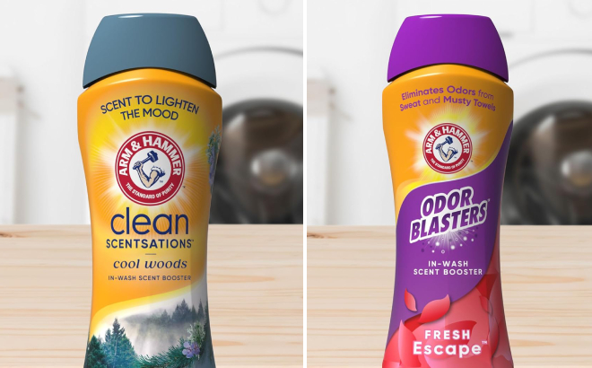 Arm Hammer Clean Scentsations and Odor Blaster Scent Booster Arm Hammer Clean Scentsations and Odor Blaster Scent Booster