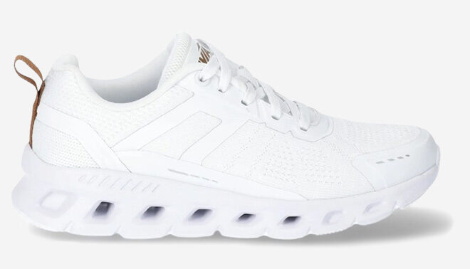 Avia Womens Athletic Light Runner Shoe in White Color Avia Womens Athletic Light Runner Shoe in White Color
