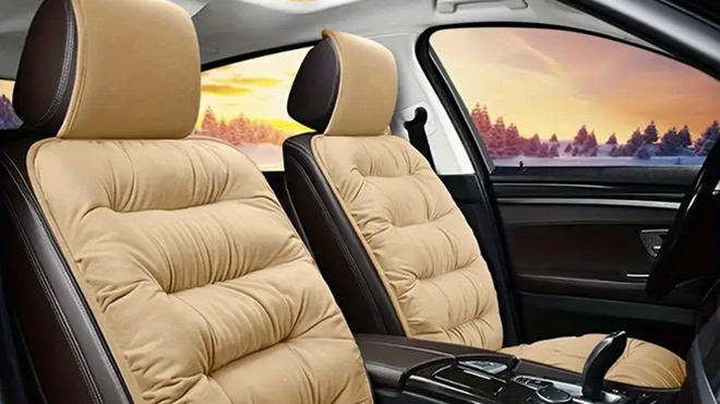 Beige Cover Cushion Pad