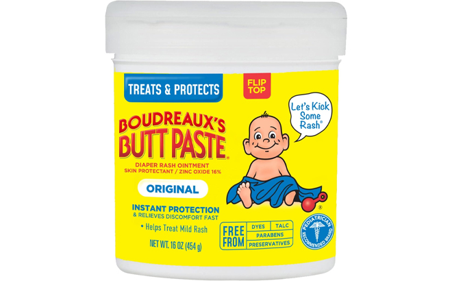 Boudreauxs Butt Paste Original Diaper Rash Cream