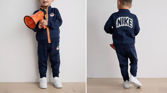 Boys Nike Navy Set