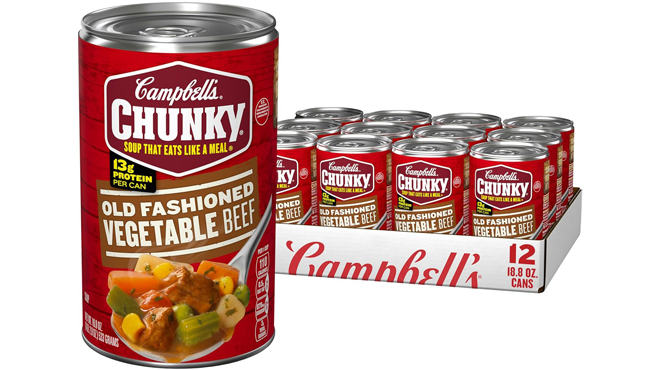 Campbells Chunky Old Fashioned Vegetable Beef Soup 12 Pack Campbells Chunky Old Fashioned Vegetable Beef Soup 12 Pack