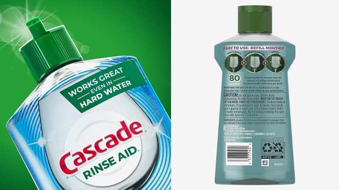 Cascade Platinum Power Dry Dishwasher Rinse Aids Cascade Platinum Power Dry Dishwasher Rinse Aids