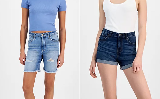 Celebrity Pink Juniors High Rise Bermuda Shorts Celebrity Pink Juniors High Rise Bermuda Shorts