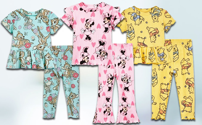 Character Girls Top Leggings Set