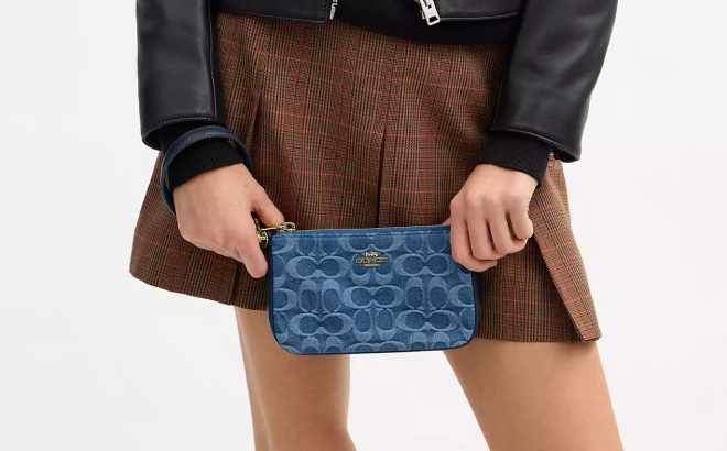 Coach Outlet Nolita 19 In Signature Denim