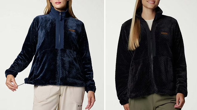 Columbia Women's Fireside Full Zip Fleece Lightweight Jackets