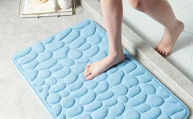 Coral Fleece Bath Rugs
