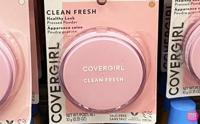 CoverGirl Clean Fresh Pressed Powder on Store Shelf