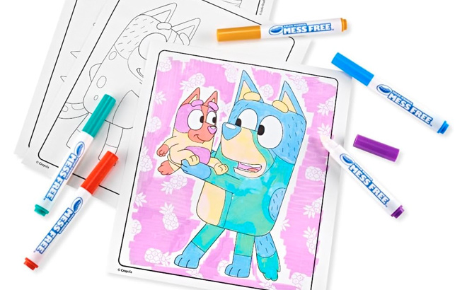 Crayola Bluey Color Wonder Coloring Set Crayola Bluey Color Wonder Coloring Set
