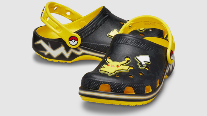 Crocs Toddlers Pokemon Pikachu Classic Clogs