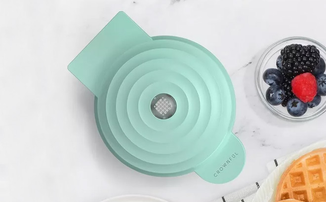 Crownful Mini Waffle Maker Machine