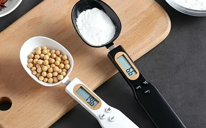 Digital Kitchen Scale Spoons