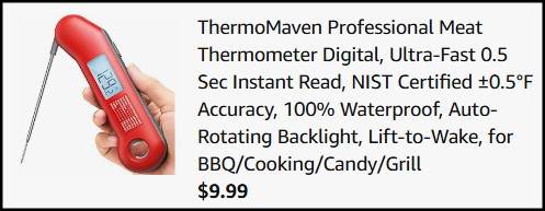 Digital Meat Thermometer Checkout Digital Meat Thermometer Checkout