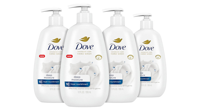 Dove Advanced Care Hand Wash Deep Moisture 4 Pack Dove Advanced Care Hand Wash Deep Moisture 4 Pack