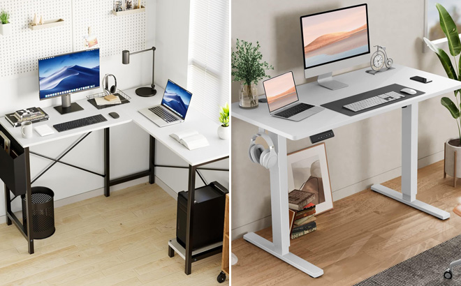 Elevon 50 Inch L Shaped Desk Gaming Computer Elevon 50 Inch L Shaped Desk Gaming Computer