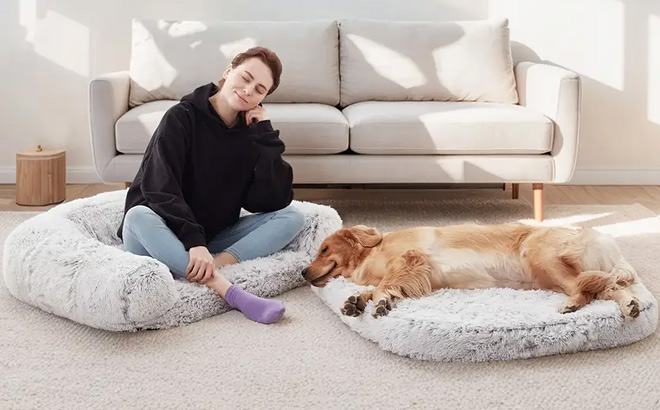 Foldable Human Dog Bed