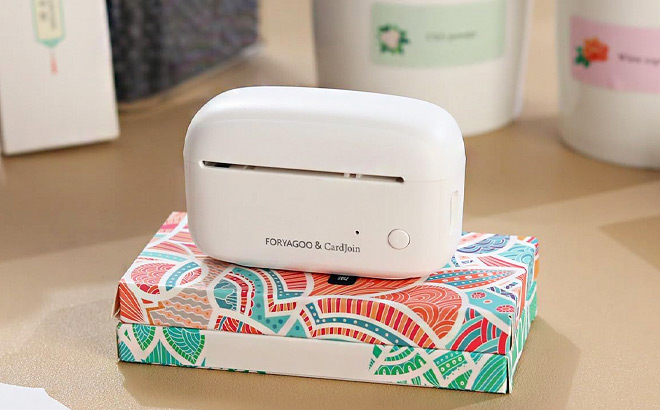 Foryagoo Portable Sticker Printer Machine