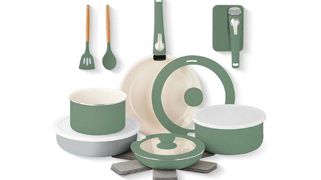 Gotham Steel 18 Piece Cookware Set