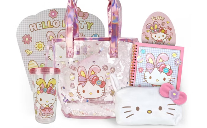 Hello Kitty Prefilled Easter Tote Gift Set 1
