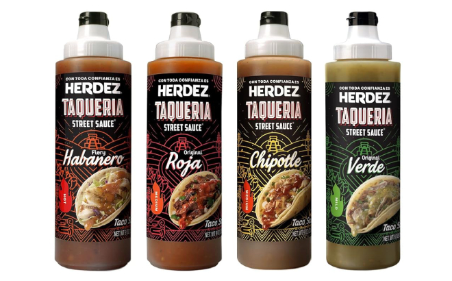Herdez Taqueria Street Sauce 4 Count Variety Pack Herdez Taqueria Street Sauce 4 Count Variety Pack