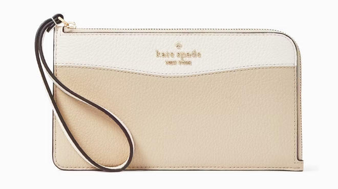 Kate Spade Lucy Colorblock Pebbled Leather Wristlet Kate Spade Lucy Colorblock Pebbled Leather Wristlet