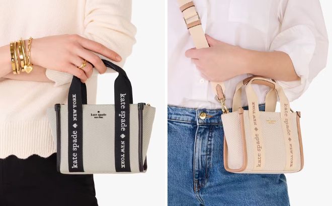 Kate Spade Outlet Kip Canvas Mini Tote