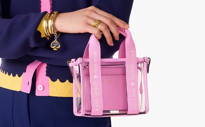 Kate Spade Outlet Kip Clear Mini Tote