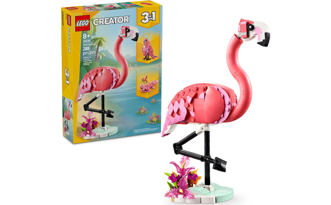 LEGO Creator 3 in 1 Wild Animals Pink Flamingo Animal Building Toy LEGO Creator 3 in 1 Wild Animals Pink Flamingo Animal Building Toy