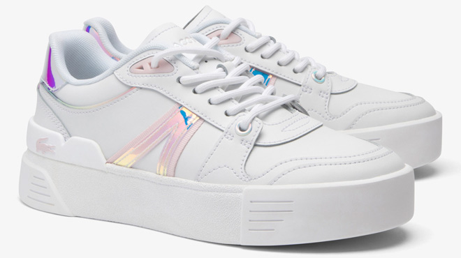 Lacoste Womens L002 Evo Leather Shoes Lacoste Womens L002 Evo Leather Shoes