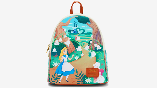 Loungefly Disney Alice In Wonderland Flower Walkway Mini Backpack Loungefly Disney Alice In Wonderland Flower Walkway Mini Backpack