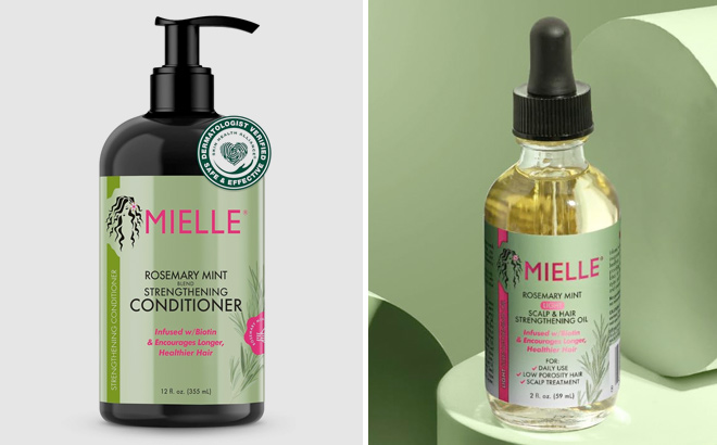 Mielle Organics Rosemary Mint Light Scalp Hair Strengthening Oil Mielle Organics Rosemary Mint Light Scalp Hair Strengthening Oil