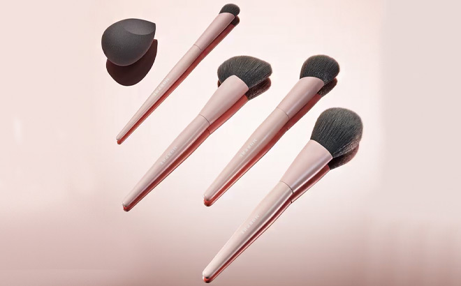 Morphe Face Shaping Essentials 5 Piece Face Brush Set