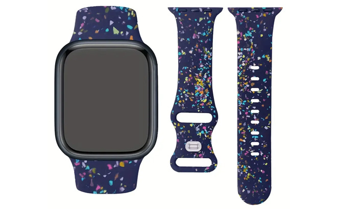 Multi Size Broken Floral iWatch Band Multi Size Broken Floral iWatch Band