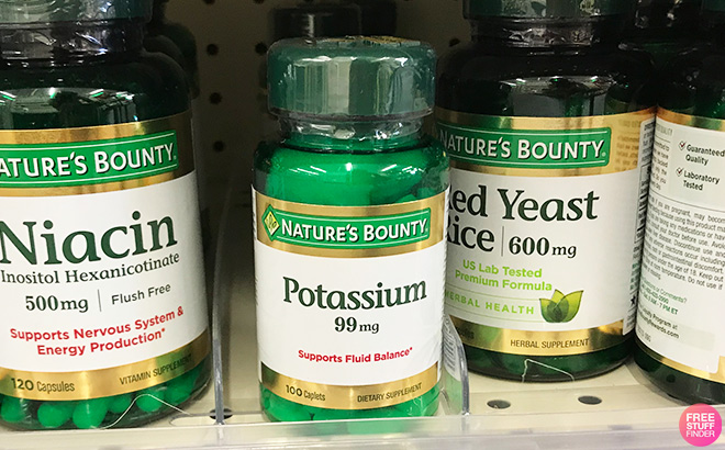 Natures Bounty Potassium 100 Caplets