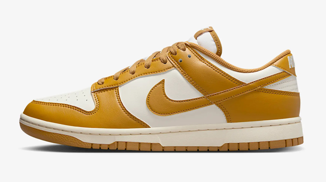 Nike Gold Dunk Low Shoes