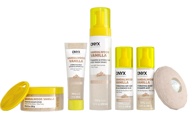 ONYX Professional Body Faves Gift 7 Piece Set ONYX Professional Body Faves Gift 7 Piece Set