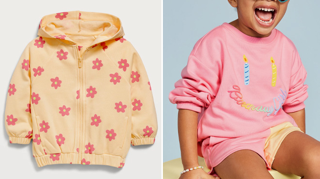 Old Navy Toddler Girls Hoodie and Sweatshirt Old Navy Toddler Girls Hoodie and Sweatshirt