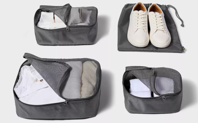 Open Story 4 Piece Packing Cube Set Open Story 4 Piece Packing Cube Set