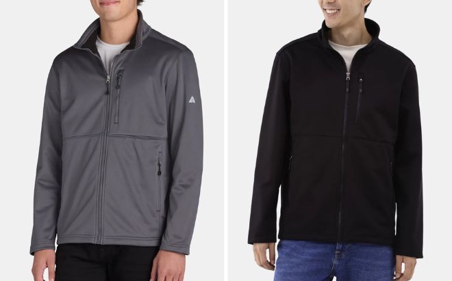 Ozark Trail Mens Big Mens Softshell Jacket