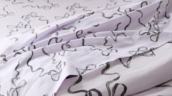 Painted Bows Sheet Set Painted Bows Sheet Set