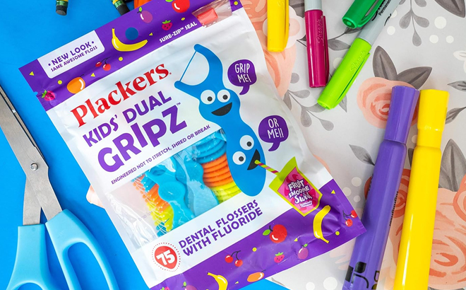 Plackers Flossers for Kids 75 Count