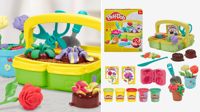 Play Doh Flower Garden Playset Play Doh Flower Garden Playset