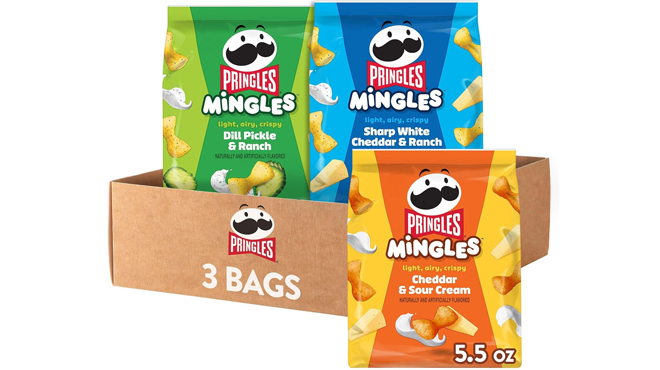 Pringles Mingles Puffed Snacks 3 Pack