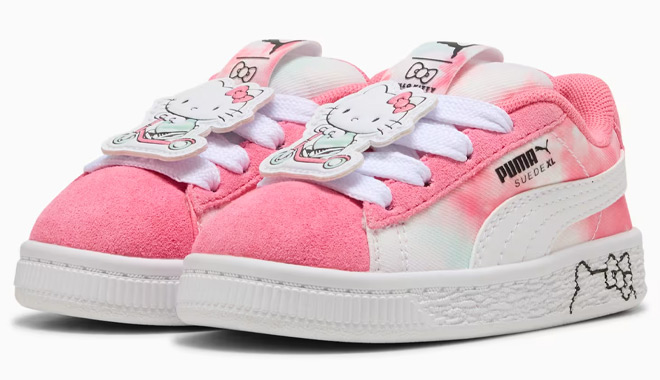 Puma x Hello Kitty and Friends Suede XL Toddler Sneakers