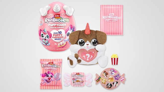 Rainbocorns Puppycorn Brown Dalmatian Scent Surprise Toy